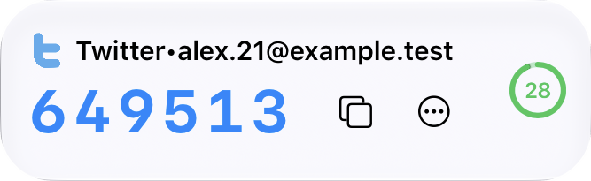 Twitter verification code, 28 seconds remaining