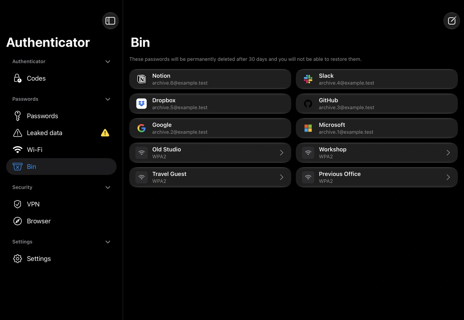 Authenticator on ipad