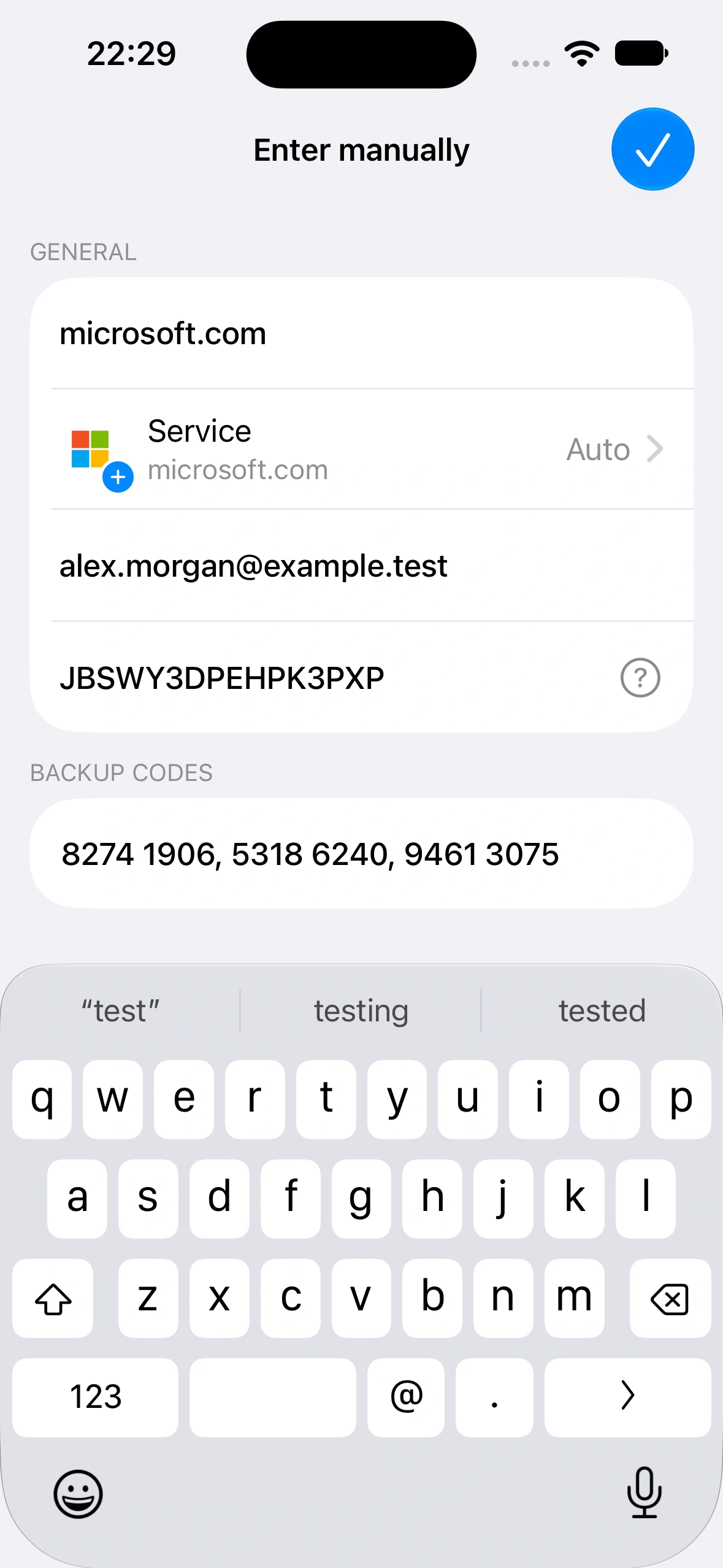 Authenticator on iphone