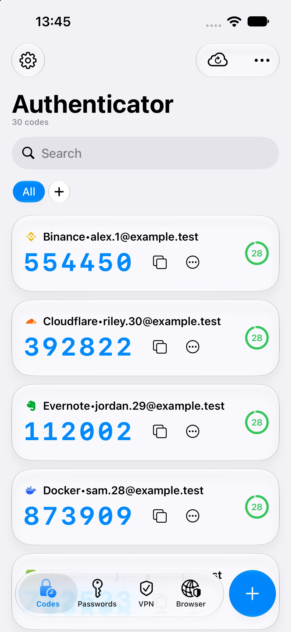 Binance code 554450 on iPhone