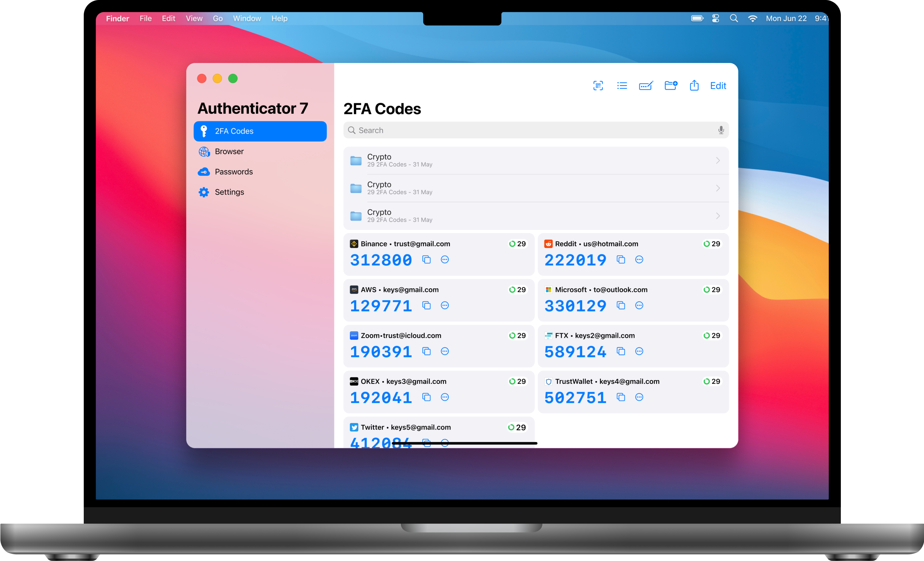 Secure all your accounts with Authenticator 7